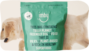 De verpakking voor Imby Pet Food producten is gemaakt van 100% recyclebaar plastic.